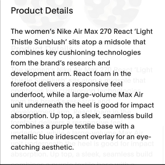 Women’s Nike Air Max 270. Limited Colour. - Picture 5 of 5